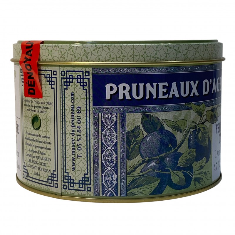 Pruneaux d'Agen Dénoyautés - Calibre 35/40 - Moyens - Boite Vintage en  vente dans la catégorie 100 % pruneau